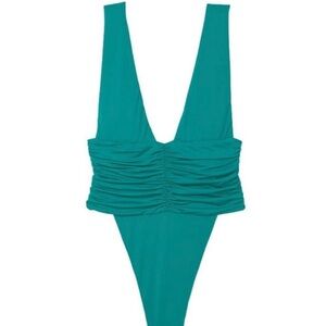 Teal Riot Swim One Piece Size Large